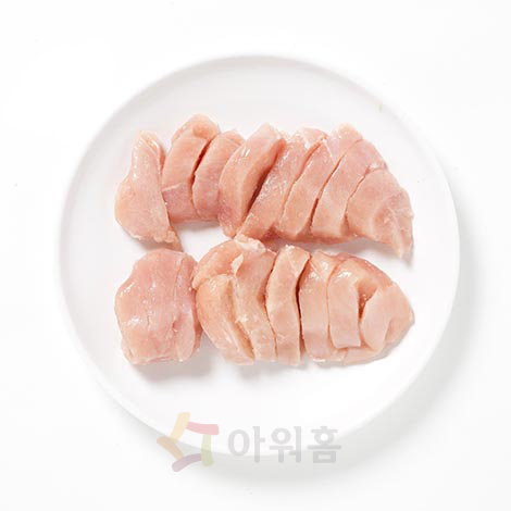 (닭고기)닭가슴살(껍질(무))(냉동) KG(채썰기1.5cm_국내산)