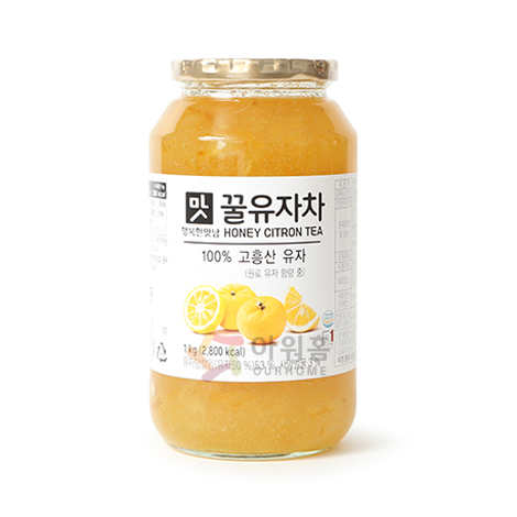 꿀유자차 (고흥산) 행복한맛남 EA(1kg)
